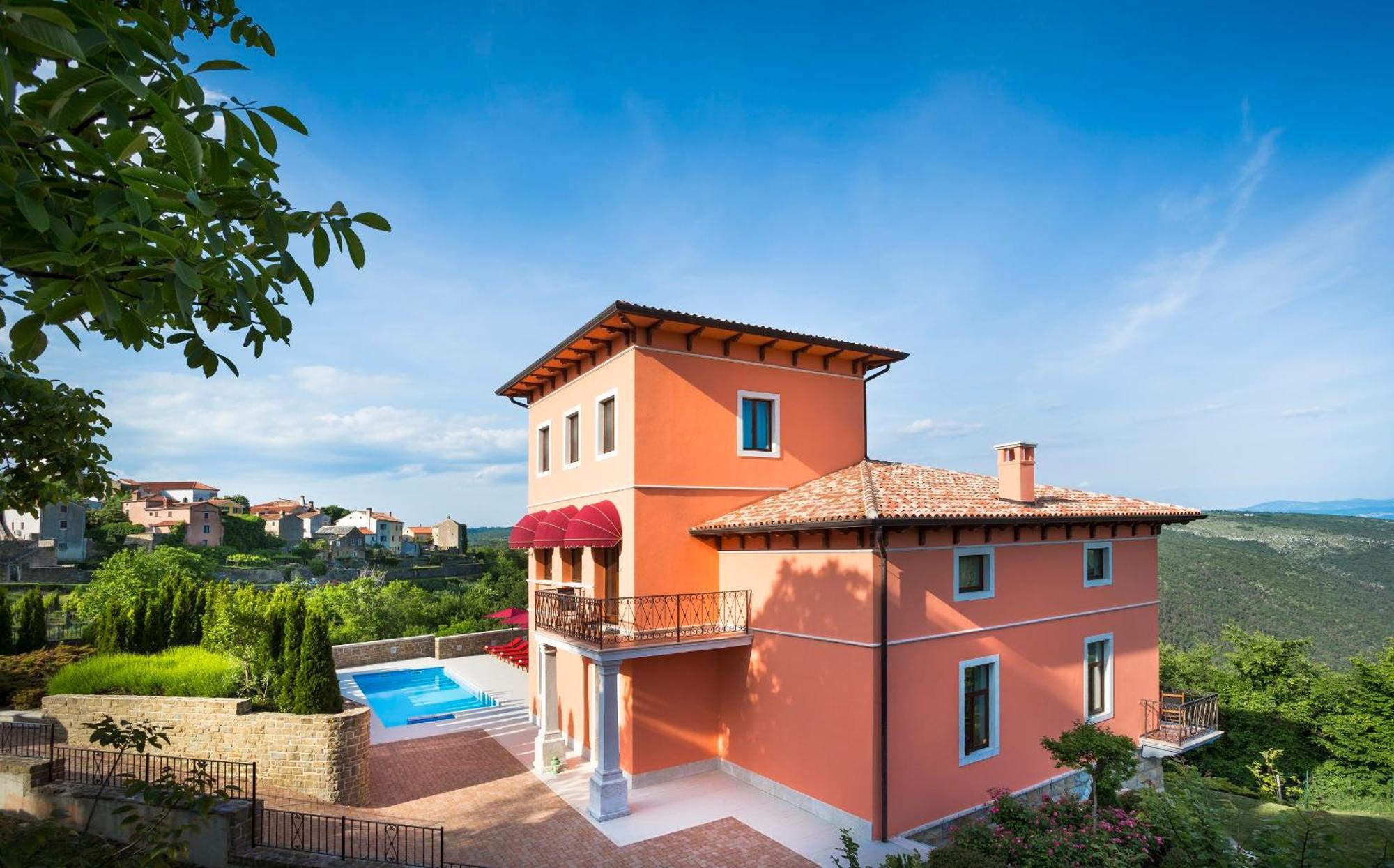 Palazzo Angelica B&B Adults Only Oprtalj Екстер'єр фото